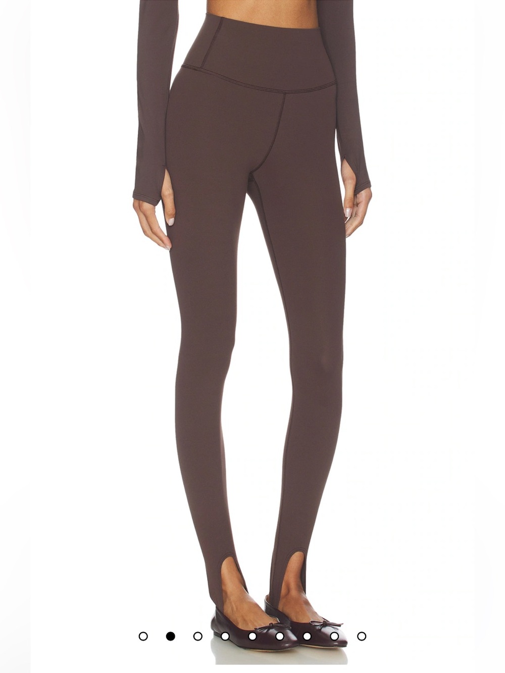 NWT River High Waist Airweight Stirrup Legging in Dark Chocolate